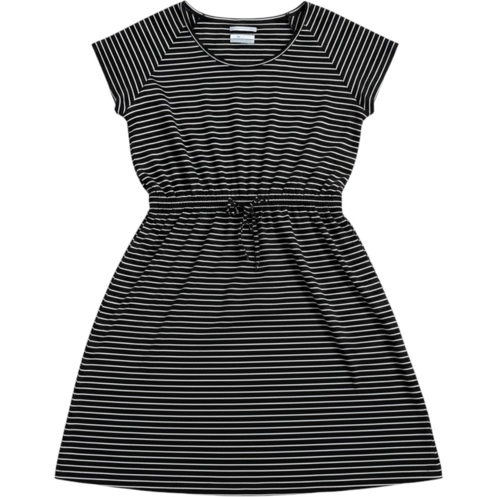 Columbia (Black) Omni-Wick Striped Knit Dress Women L